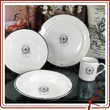 good quality chaozhou ceramic circular dinner service